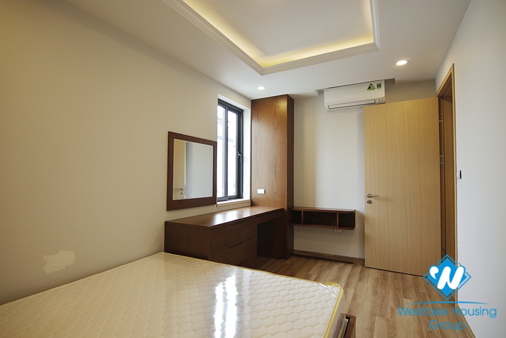 Newly completed two-bedroom apartment with lots of light for rent in the center of Hai Ba Trung District Hanoi